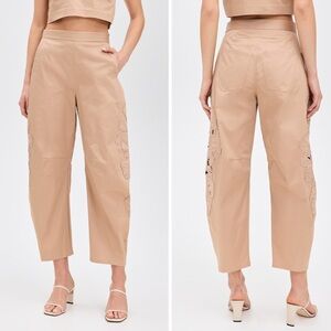 AMUR Blissett laser cut floral pants 00